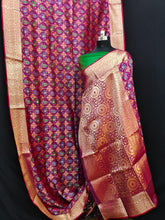 Beautiful Patola Zari Borders Pink Color Silk Sarees